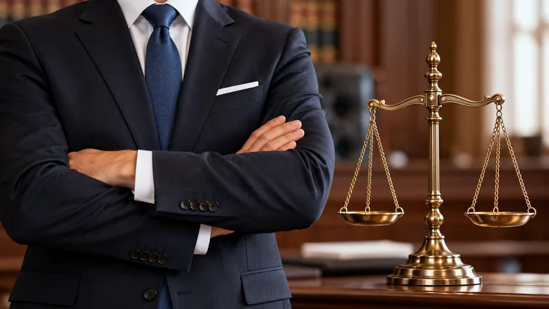 Gavel on an attorney's desk